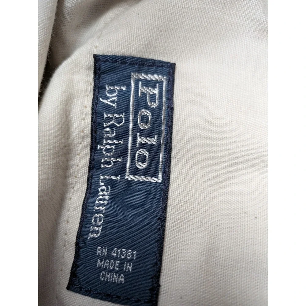 Vintage Y2K Polo Ralph Lauren Bleeker Paratrooper Baggy Wide Leg 35W 30L